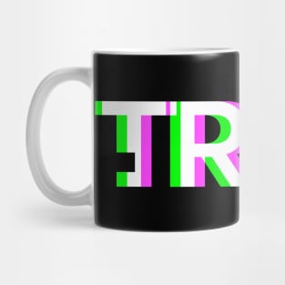 Retro Glitch Trance Music | EDM Rave Mug